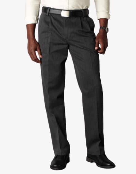 Men's Big & Tall Dockers D3 Classic-Fit Signature Khaki Pleated Pants W48 x L32 