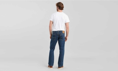 517 Men's Boot Cut Jeans Dark Stonewash Back