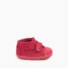 Infant Bootie Front Strap Hot Pink