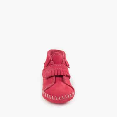 Infant Bootie Front Strap Hot Pink