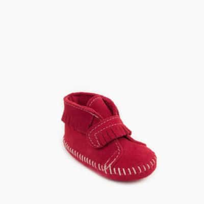Infant Bootie Front Strap Red