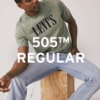 Levi's 505 Regular Fit Jeans Man