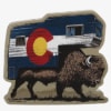 Buffalo Camper Colorado Vinyl Sticker
