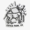 ESTES PARK, CO Buck Deer Vinal Sticker