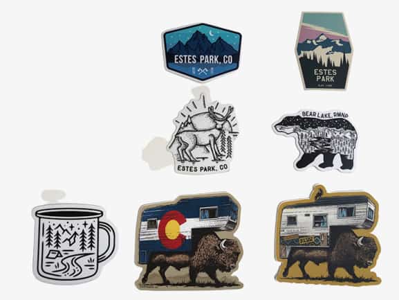 Hiker's Trail Tag Patches, Stickers, and Decals for RMNP • Rocky Mountain  Connection · Clothing · Gear