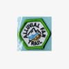 ALLUVIAL FAN TRAIL embroidered patch trail tag