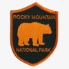 ROCKY MOUNTAIN NATIONAL PARK Orange Bear patch